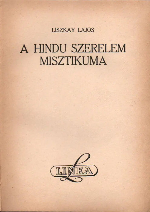 A hindu szerelem misztikuma - Oskola Antikvárium