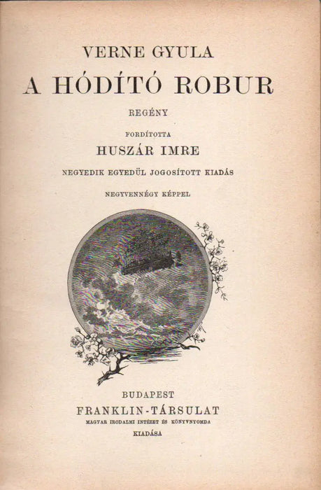 A hódító Robur - Oskola Antikvárium