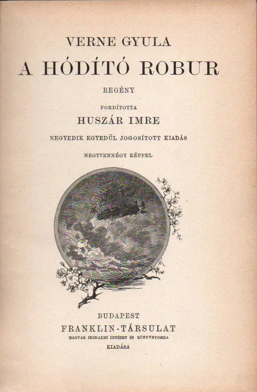 A hódító Robur - Oskola Antikvárium
