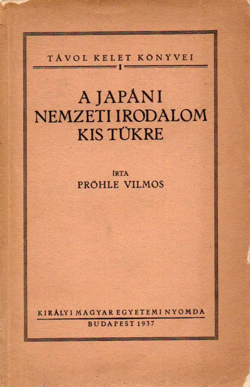 A japáni nemzeti irodalom kis tükre - Oskola Antikvárium