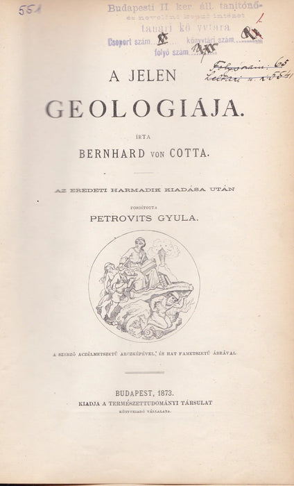 A jelen geologiája - Oskola Antikvárium