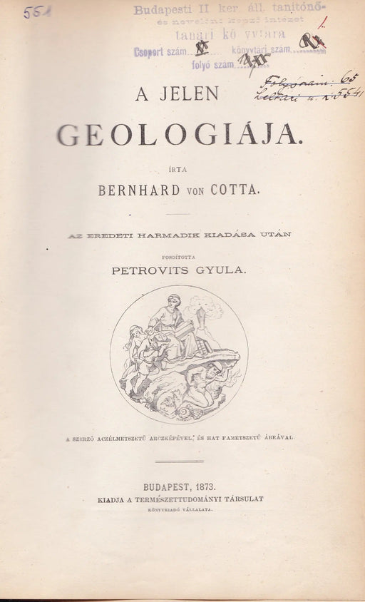 A jelen geologiája - Oskola Antikvárium