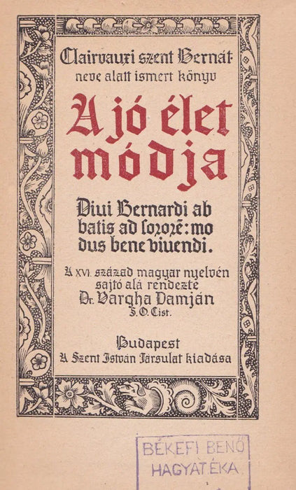 A jó élet módja - Oskola Antikvárium