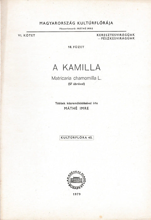 A kamilla - Oskola Antikvárium
