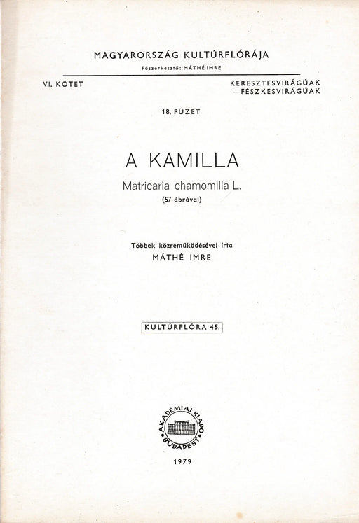 A kamilla - Oskola Antikvárium