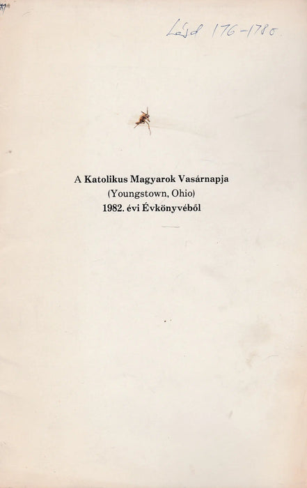 A Katolikus Magyarok Vasárnapja 1982. évi Évkönyvéből - Oskola Antikvárium
