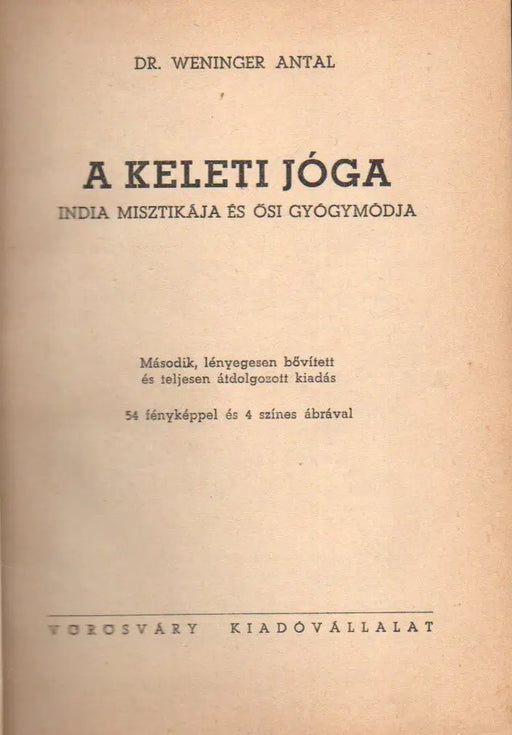 A keleti jóga - Oskola Antikvárium