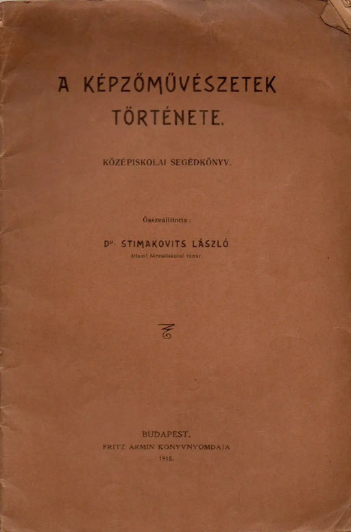 A képzőművészetek története - Oskola Antikvárium