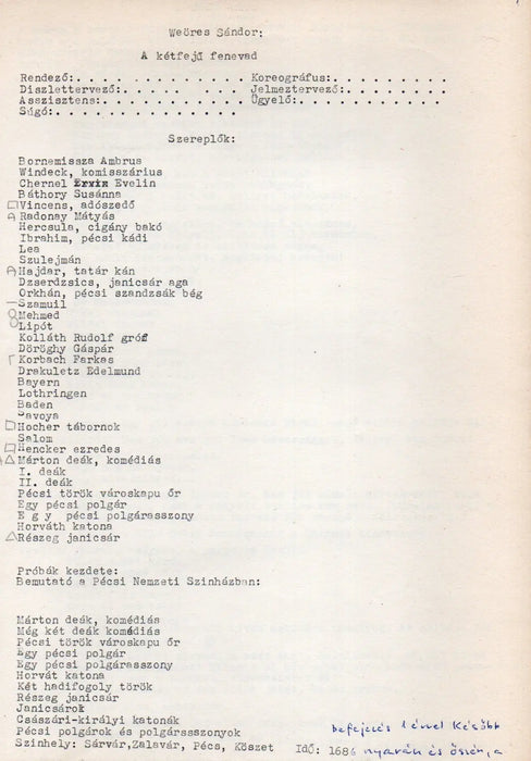 A kétfejű fenevad - Magyar Copperfield (részlet) - Válaszlevél egy Algériába utazó mérnöknek (részlet) - Oskola Antikvárium