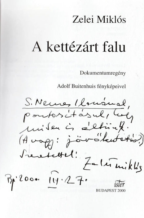 A kettézárt falu - Oskola Antikvárium