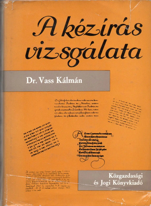 A kézírás vizsgálata - Oskola Antikvárium