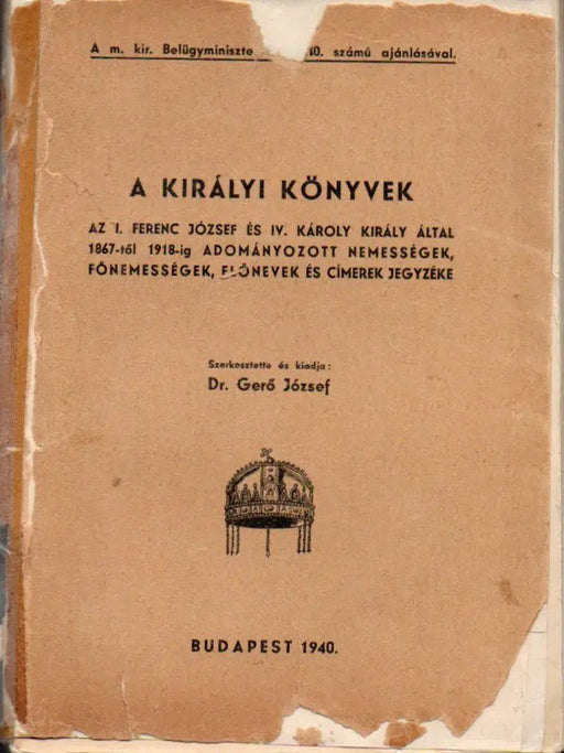 A Királyi Könyvek - Oskola Antikvárium