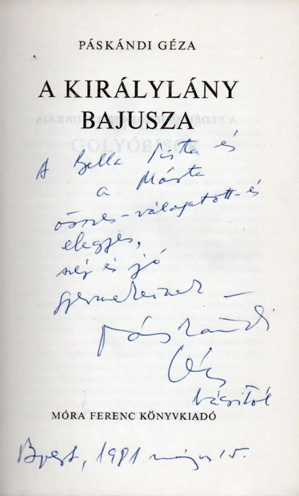 A királylány bajusza - Oskola Antikvárium