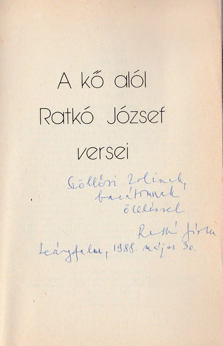 A kő alól - Oskola Antikvárium