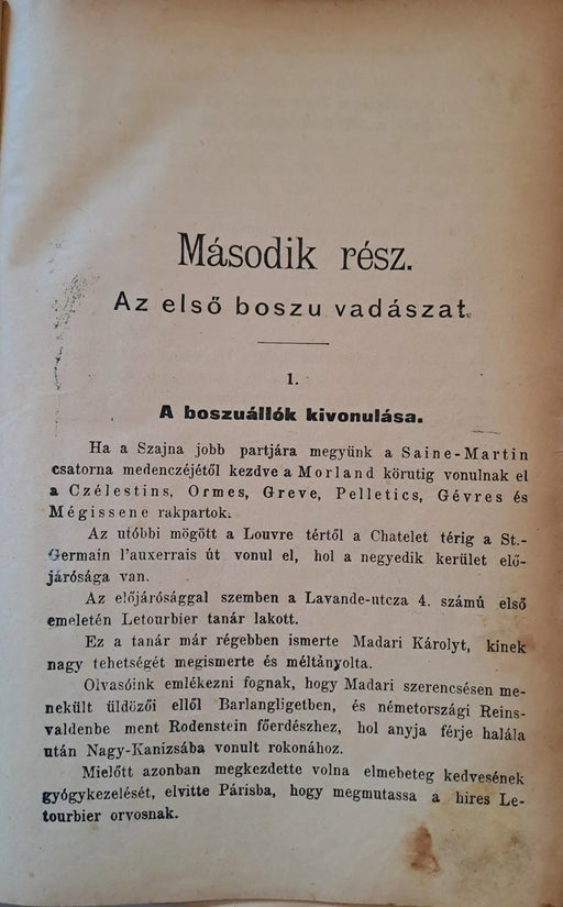 A koldus titka vagy: Egy magyar gróf kalandjai II - III. - Oskola Antikvárium