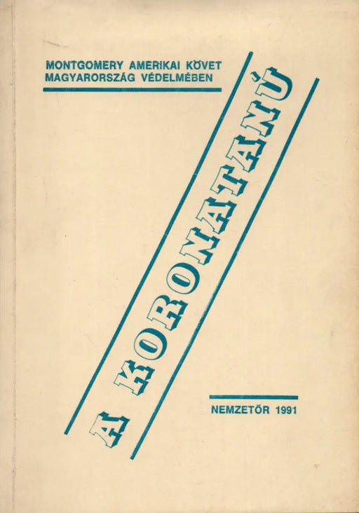 A koronatanú - Oskola Antikvárium