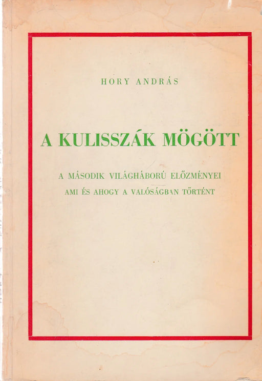 A kulisszák mögött - Oskola Antikvárium