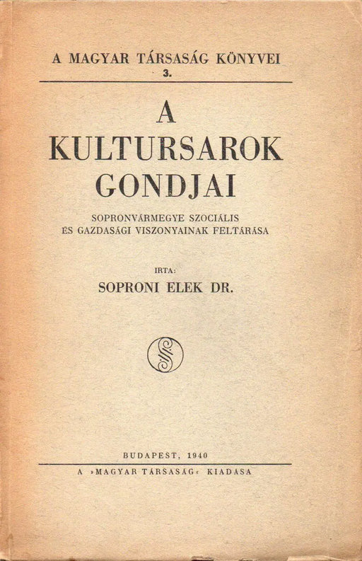A kultursarok gondjai - Oskola Antikvárium