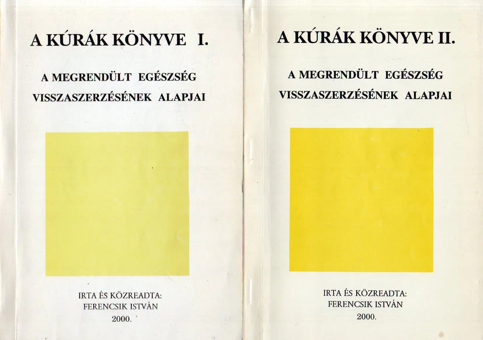 A kúrák könyve I - II. - Oskola Antikvárium