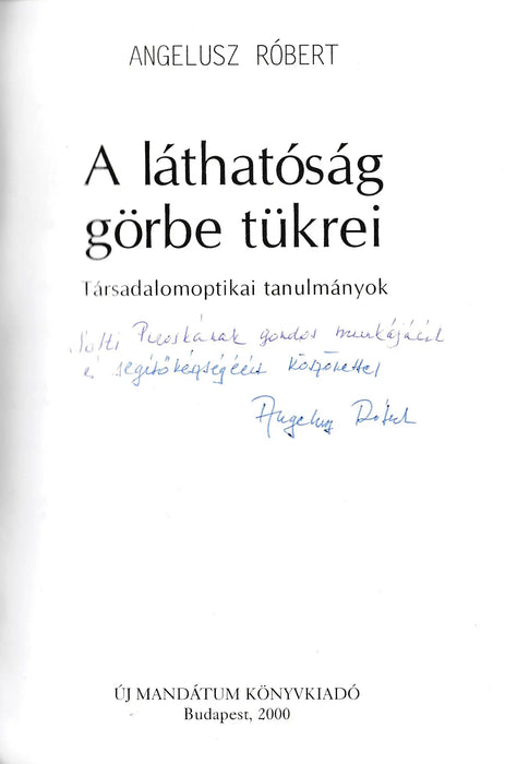 A láthatóság görbe tükrei - Oskola Antikvárium