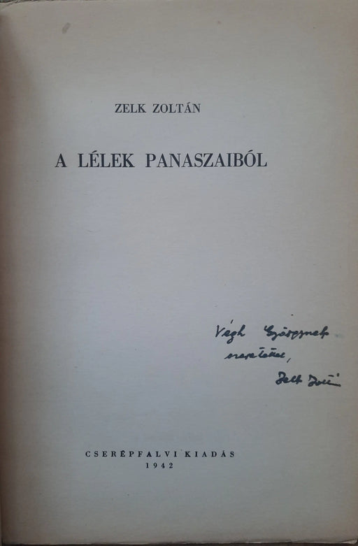 A lélek panaszaiból - Oskola Antikvárium