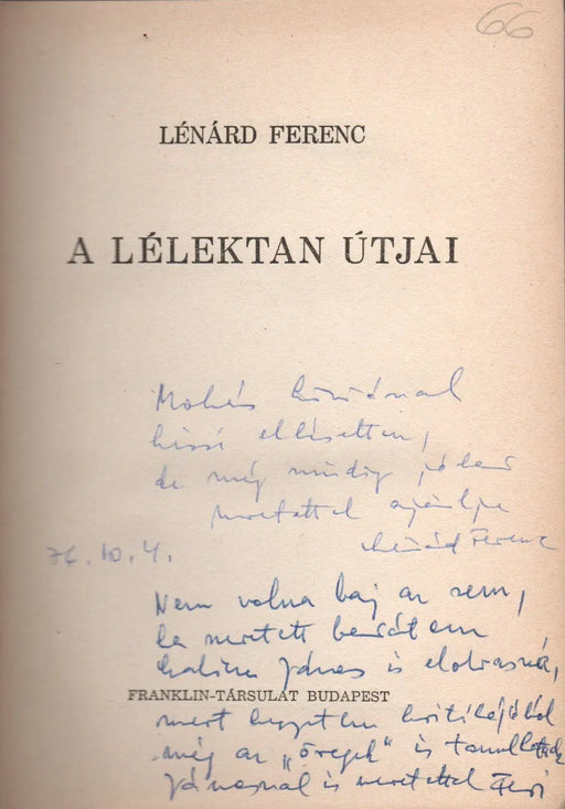 A lélektan útjai - Oskola Antikvárium