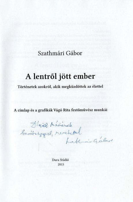 A lentről jött ember - Oskola Antikvárium