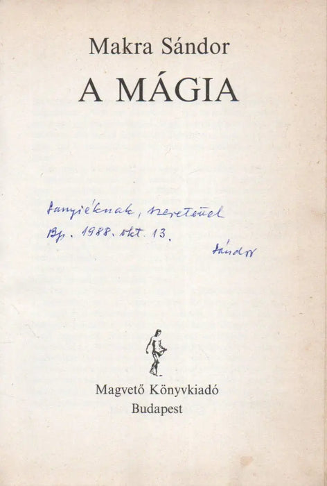 A mágia - Oskola Antikvárium