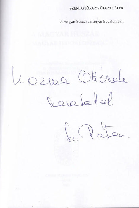 A magyar huszár a magyar irodalomban - Oskola Antikvárium