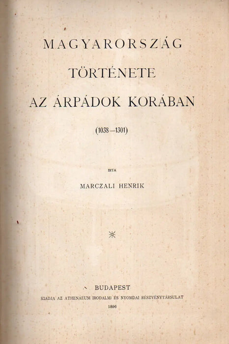 A magyar nemzet története II. - Oskola Antikvárium