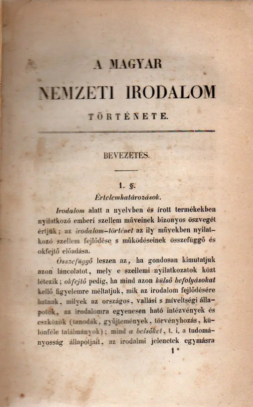 A magyar nemzeti irodalom története I. és Példatár II - III. - Oskola Antikvárium