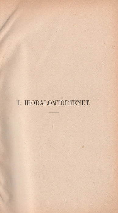 A magyar nemzeti irodalom története II. - Oskola Antikvárium