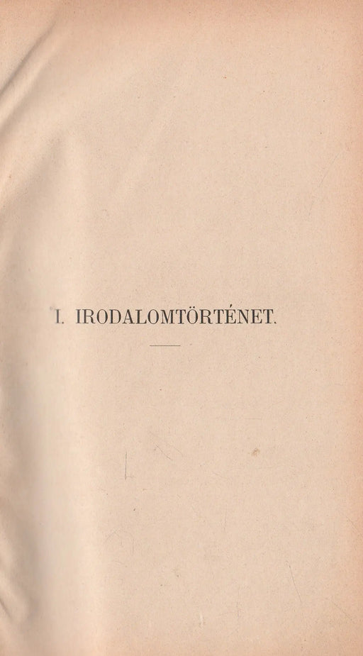 A magyar nemzeti irodalom története II. - Oskola Antikvárium