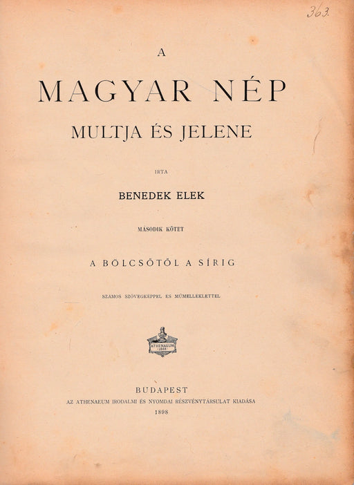 A magyar nép múltja és jelene II. - Oskola Antikvárium