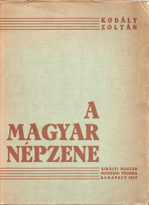 A magyar népzene - Oskola Antikvárium