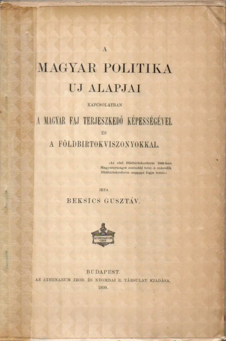 A magyar politikai új alapjai - Oskola Antikvárium