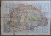 A Magyar Szt. Korona Országainak térképe 1914 - Oskola Antikvárium