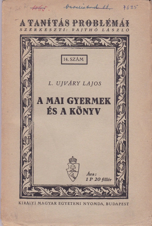 A mai gyermek és a könyv - Oskola Antikvárium