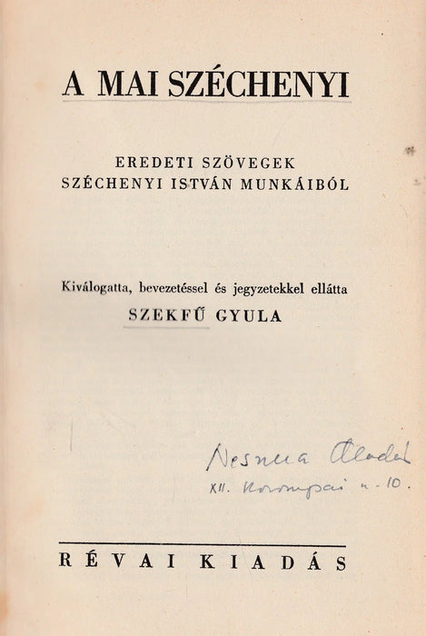 A mai Széchenyi - Oskola Antikvárium