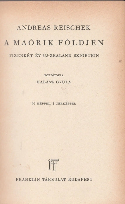 A maórik földjén - Oskola Antikvárium