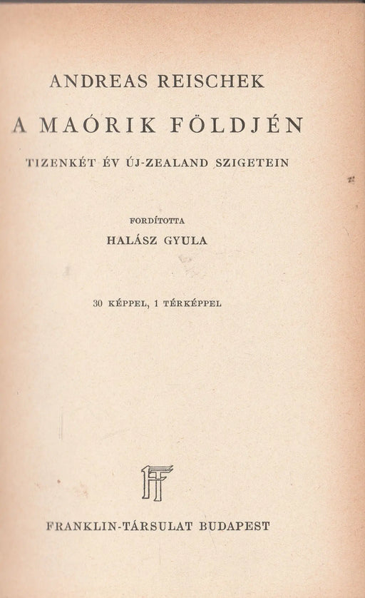 A maórik földjén - Oskola Antikvárium