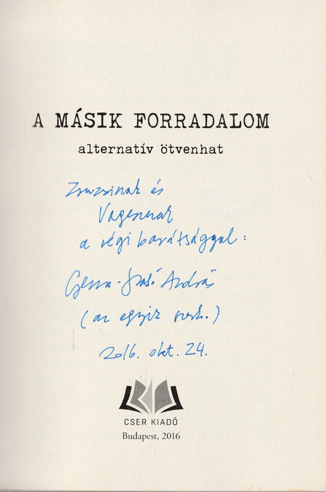 A másik forradalom - Oskola Antikvárium