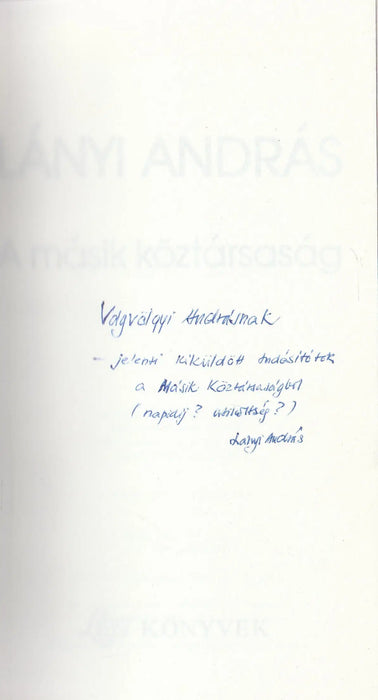 A másik köztársaság - Oskola Antikvárium