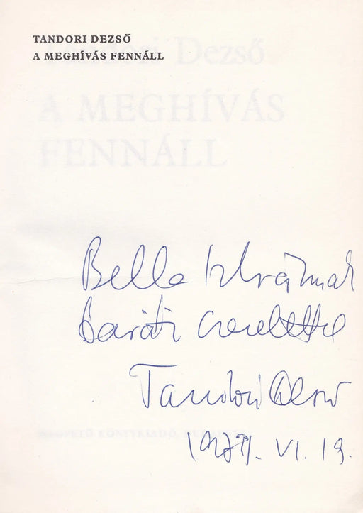 A meghívás fennáll - Oskola Antikvárium