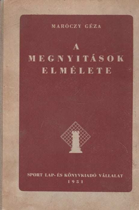 A megnyitások elmélete - Oskola Antikvárium