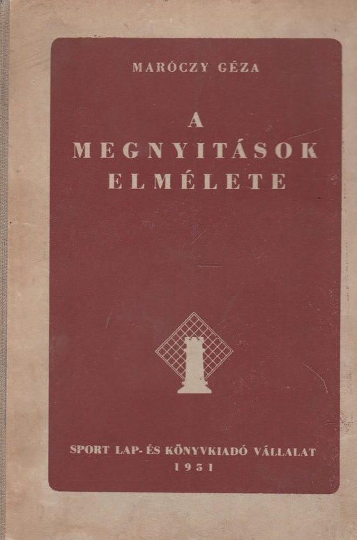 A megnyitások elmélete - Oskola Antikvárium