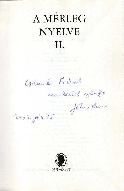 A mérleg nyelve II. - Oskola Antikvárium