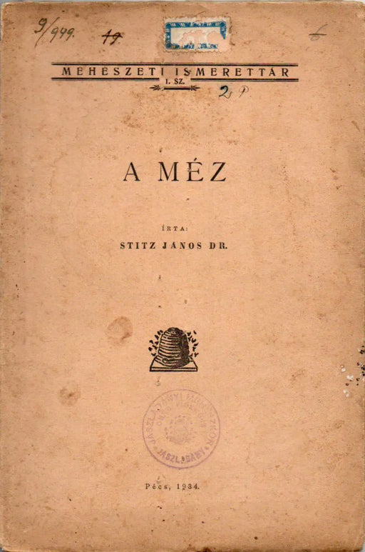 A méz - Oskola Antikvárium