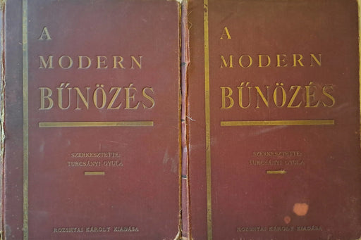 A modern bűnözés I - II. - Oskola Antikvárium
