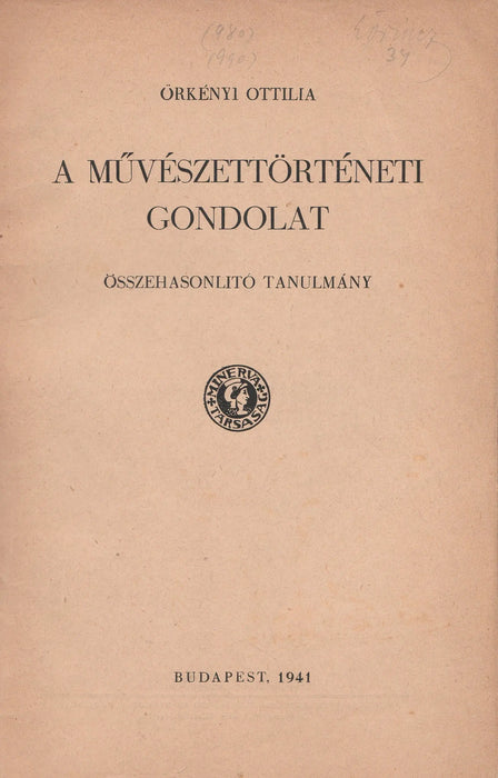 A művészettörténeti gondolat - Oskola Antikvárium